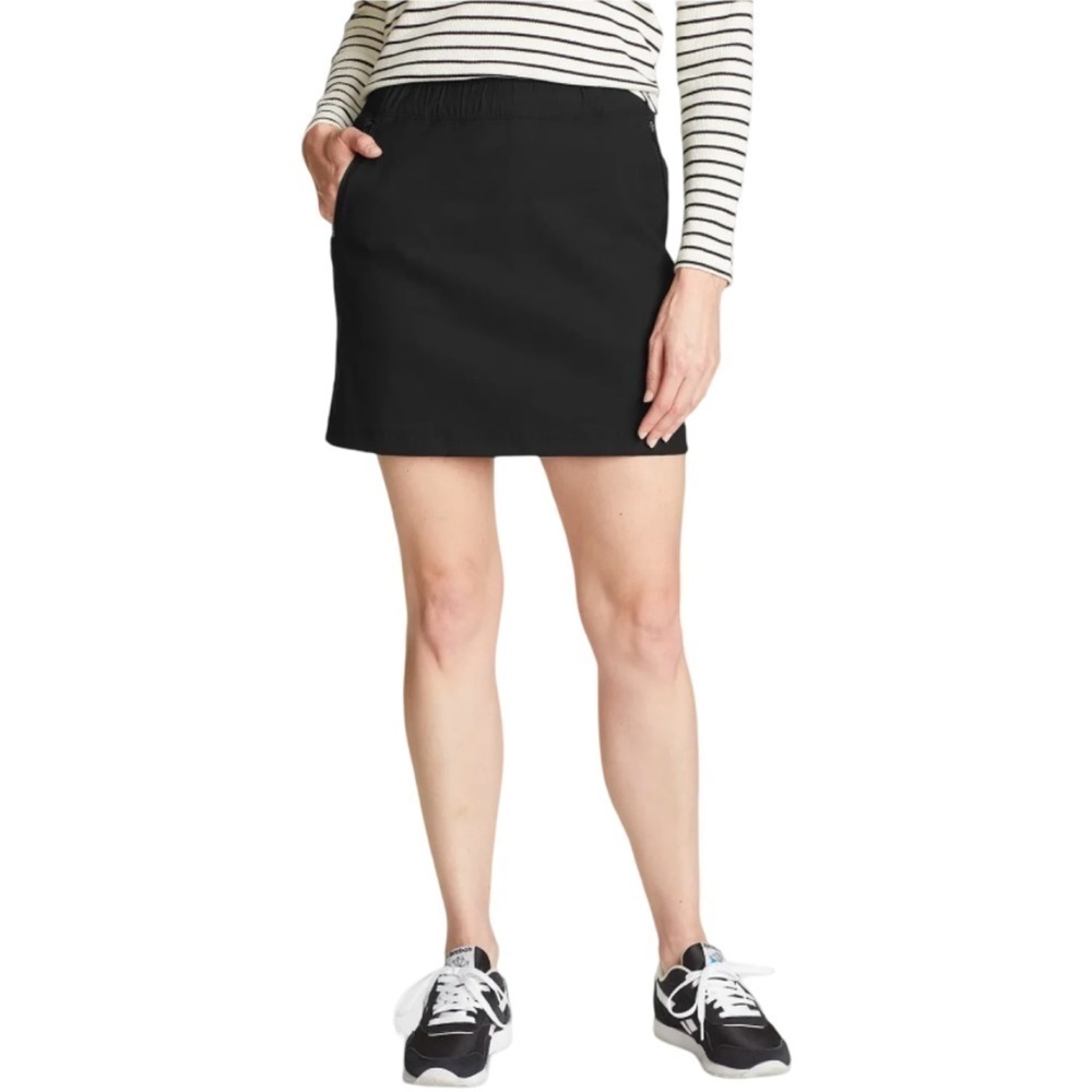 Eddie Bauer Rainier Pull On Black Skort Size 12